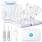 Termichy travel bottle cleaning kit with rotating brush in action for quick residue removal