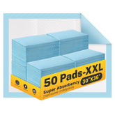 TEROBABI bed pad 30x36 blue protects bedding and furniture from spills.