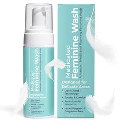 Terramed Just Think Comfort feminine wash bottle front for daily pH-balanced cleansing