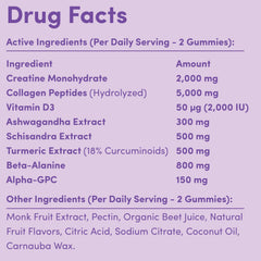Terramed Just Think Comfort GynoCare gummies close-up highlight vegan texture for menopause support.