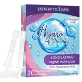 Terramed Hydro GYN bottle pour shows long-lasting hydration for vaginal dryness.