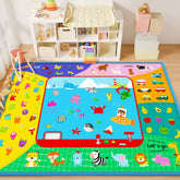 TEYTOY baby crawling mat with soft cotton for gentle playtime and skin comfort.