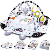 TFDER Baby Gym Play Mat showcases 8-in-1 design for tummy time and sensory play.