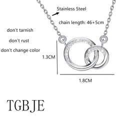TGBJE Madrina necklace on model for baptism gift inspiration