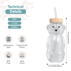 The 730 Project Honey Bear Cup 3-pack set supports busy family routines.