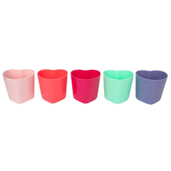 The First Years heart-shaped cups help little hands grip easily while sipping.
