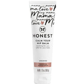 The Honest Company Mama Calm Nip Balm tube packaging shows safe, convenient nursing care.