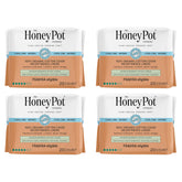 The Honey Pot 80ct herbal panty liners pack for sensitive days and leaks.