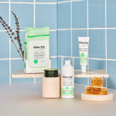 The Honey Pot Anti-Itch Wipes showing soft texture for gentle use