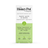 The Honey Pot Company 7-day boric acid suppositories pack shot for pH support