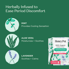 The Honey Pot Company ultra-absorbent core pads deliver dependable leakage protection.