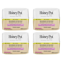The Honey Pot Company incontinence pad with wings offers daytime security.