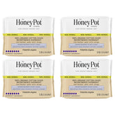 The Honey Pot non-herbal overnight pad with wings delivers secure protection.
