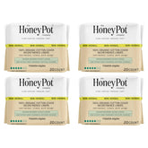 The Honey Pot Non-Herbal Pads with Wings packaging provides secure all-day protection.