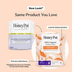 The Honey Pot organic cotton cover pad offering soft, breathable comfort.