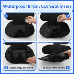 The Kenkyo breathable soft cushion fabric keeps baby comfortable.