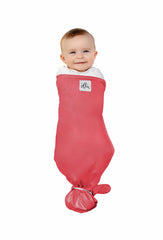 The Ollie Swaddle open-bottom design enables quick diaper changes without disturbance.