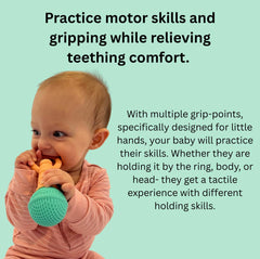 The Singing Mom microphone teether shown for infant to toddler pretend play and singing
