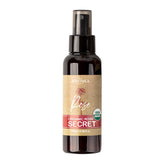 The Aroma Shop Organic Rose Secret bottle front view for natural freshness.