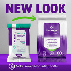 Theraworx Protect wipes soothe and refresh sensitive areas for comfort.