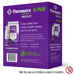 Theraworx Upak hygiene foam pump ready for refreshing cleansing