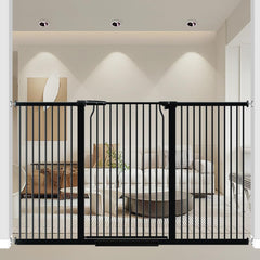 THEYFIRST gate full height shows extra tall boundary for kids and pets.