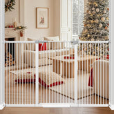 THEYFIRST 41inch gate blocks doorways for tall cat safety.