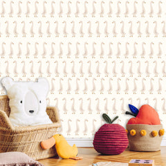 THEYGE goose wall decals for baby room update with peel-and-stick ease
