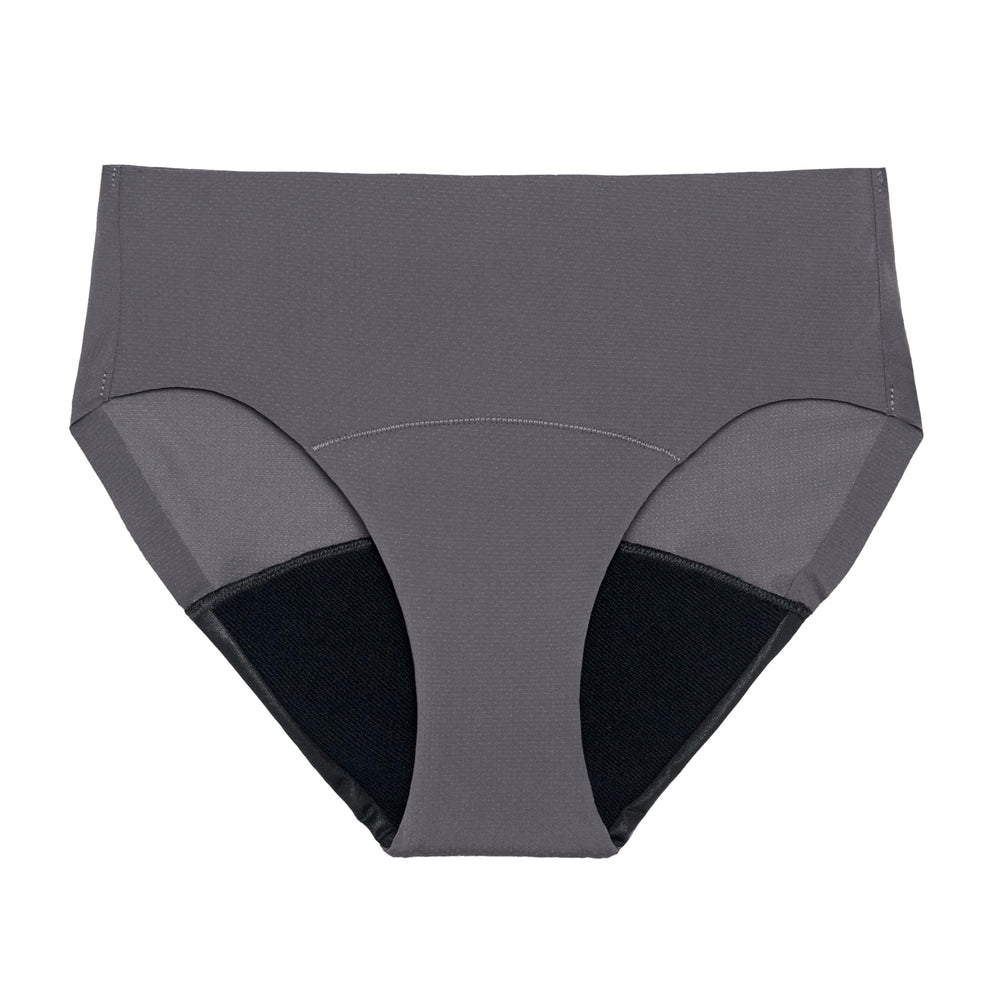 Thinx breathable hip hugger front view showing all-day comfort and ventilation