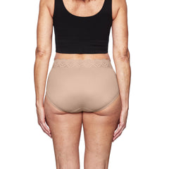 Thinx For All Leaks hi-waist underwear back view, discreet silhouette.