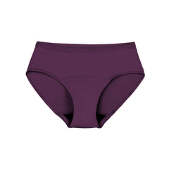 Thinx For All Leaks hip-hugger underwear, front view, discreet light leak protection.