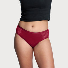 Leakproof 12-hour coverage demonstrated on Thinx briefs.