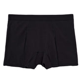 Thinx ultra-soft overnight underwear front view showing comfortable fit in black.