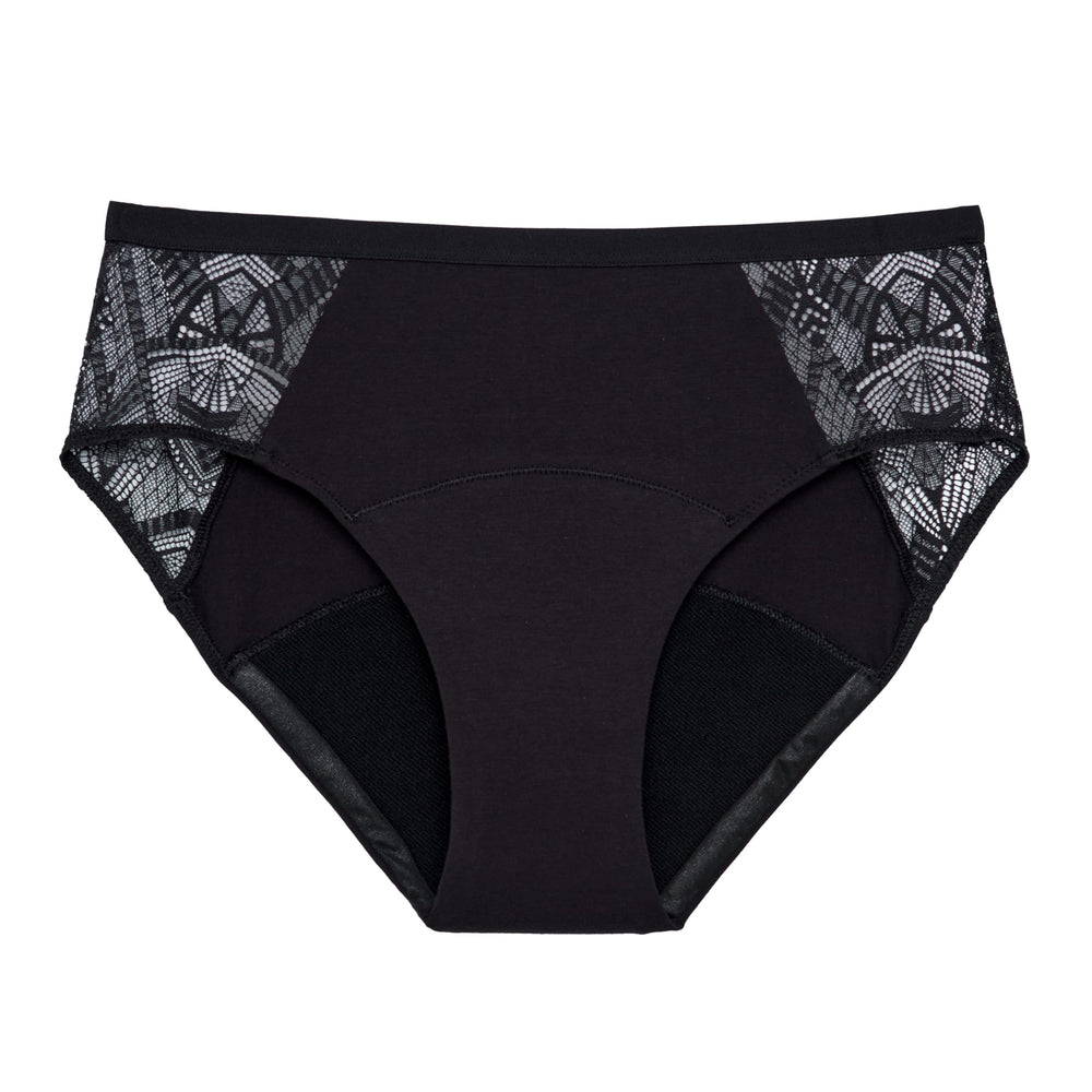 Thinx Ultra-Soft Period Underwear front view shows comfortable fabric for all-day wear