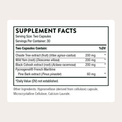 THORNE Meta-Balance label close-up showing gluten free formula