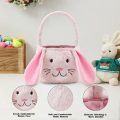 THOVSMOON Easter Bunny Basket ears detail adds festive charm