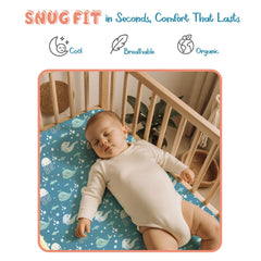 Threadmill soft organic cotton surface for baby comfort