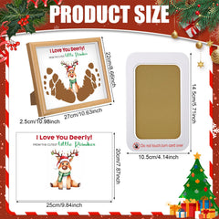 Threehoney reindeer card featuring festive design for personalized décor.