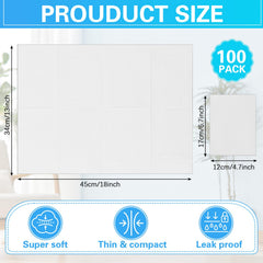 Threlaco liner unfolded to 17.72 by 13.39 inches for full coverage