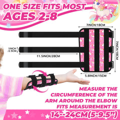 Threlaco elbow immobilizer with adjustable straps for comfortable wear