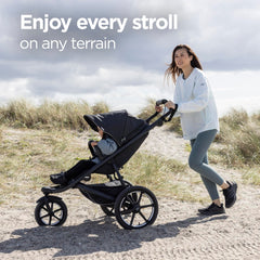 Thule Urban Glide 3 built-in legrest provides extra leg support.