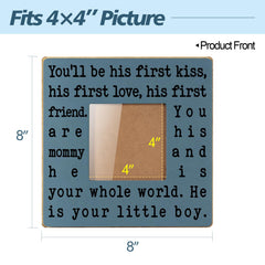 THYGIFTREE Frame quote closeup first kiss shows heartfelt message for Mother's Day