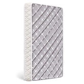 Tiankehan premium dual-sided crib mattress shows two sleeping surfaces for growing babies.