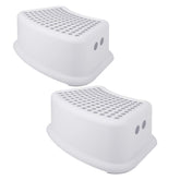 Tiawudi Step Stool for Kids grey 2-pack helps reach sinks safely