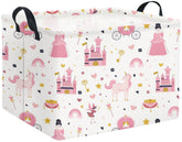 TIBAOLOVER rectangular kids storage basket with handles for easy transport and organization.