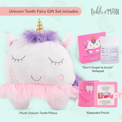 Tickle and Main tooth fairy notepad pattern encourages brushing habit tracking