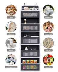 TIDY SAVANT clear windows front panel for quick item spotting