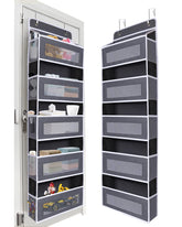 TIDY SAVANT over-the-door organizer showing 44lb capacity for nursery storage