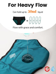 TIICHOO period panties soft rayon close-up shows cloud-like comfort against skin.