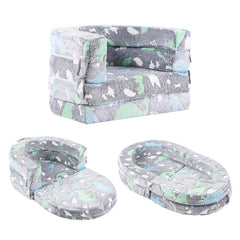 Tiita 3-in-1 Kids Sofa Bed with washable cover for quick cleanup
